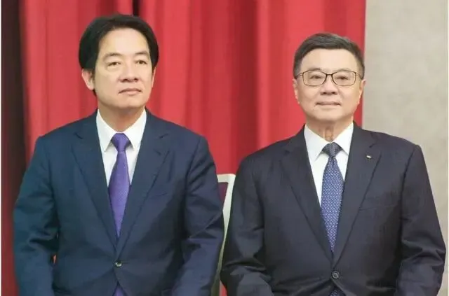 赖清德、卓荣泰资料图，图源：台媒